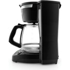 BLACK+DECKER 12-Cup Digital Coffee Maker, Programmable, Washable Basket Filter, Sneak-A-Cup, Auto Brew, Water Window, Keep Hot Plate, Black