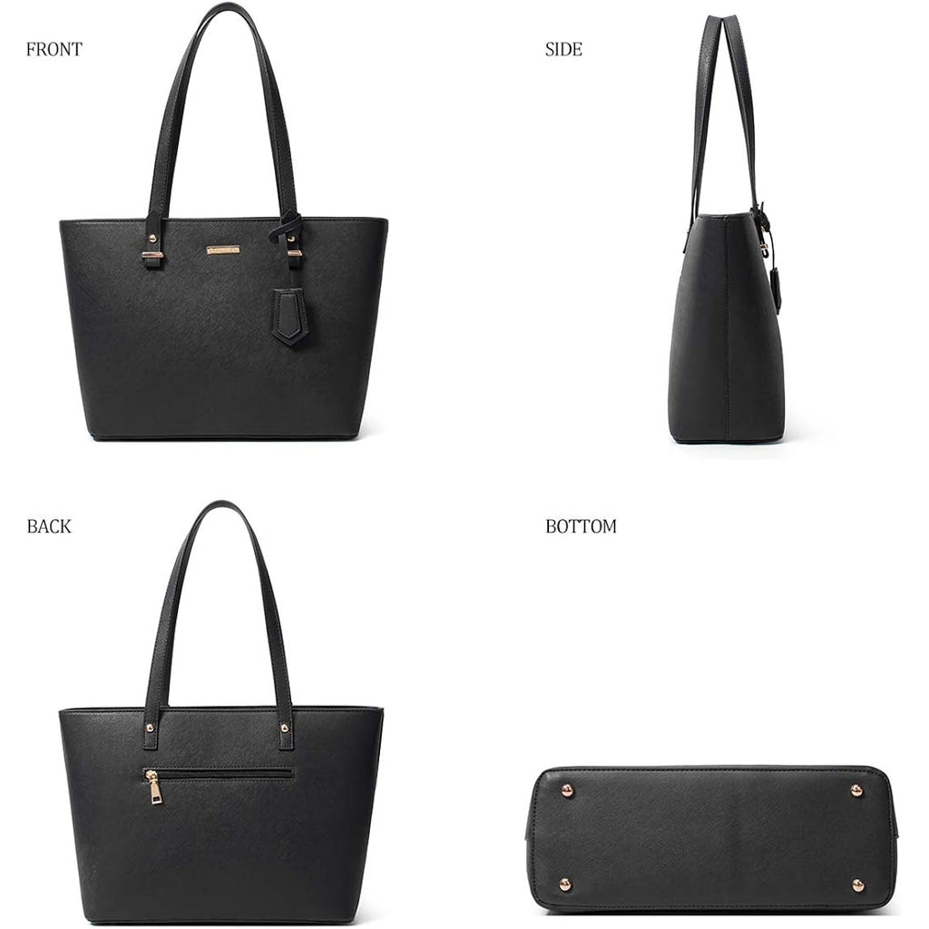 Women Fashion Handbags Wallet Tote Bag Shoulder Bag Top Handle Satchel Purse Set 4Pcs