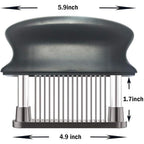Meat Tenderizer With 48 Stainless Steel Ultra Sharp Needle Blades Heavy Duty Cooking Machine For Tenderizing Beef, Turkey, Chicken, Steak, Veal, Pork, Fish Etc