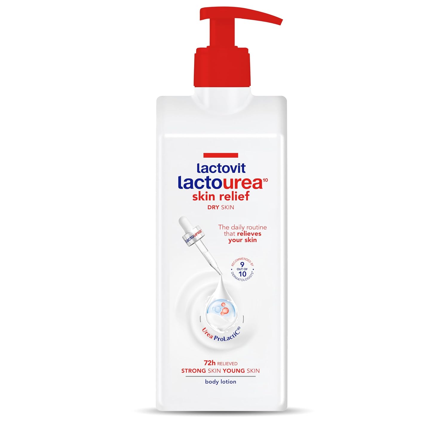 Lactovit | Lactourea Body Lotion | Hydrating Moisturiser For Dry Skin | With Urea Prolactic10 Complex, Lactic Acid & Pure Urea | Soft & Youthful Skin | Dermatologist Recommended | 400 Ml