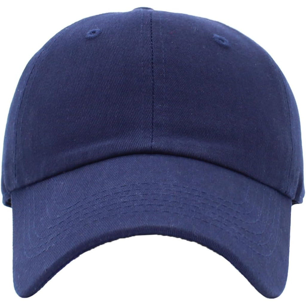 KBETHOS Classic Unisex Cotton Adjustable Low Crown Baseball Cap – Plain Dad Hat