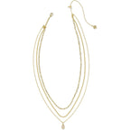 Kendra Scott Elisa Triple Strand Necklace, Fashion Jewelry for Women