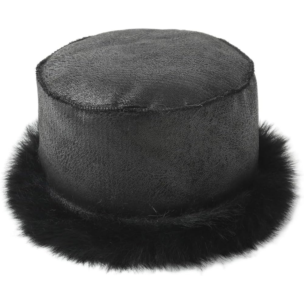 Winter Faux Fur Hat Warm Trapper Hat Cossack Russion Style Hat for Women