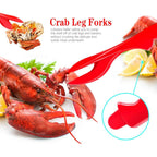 Crab Leg Crackers And Tools - Lobster Crackers And Picks Set Shellfish Crab Claw Cracker Stainless Steel Seafood Crackers & Forks - Lobster Tools For Eating