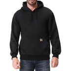 Tuaova Men'S Relaxed Fit Fleece-Lined Pullover Hooded Sweatshirt Comfortable And Soft