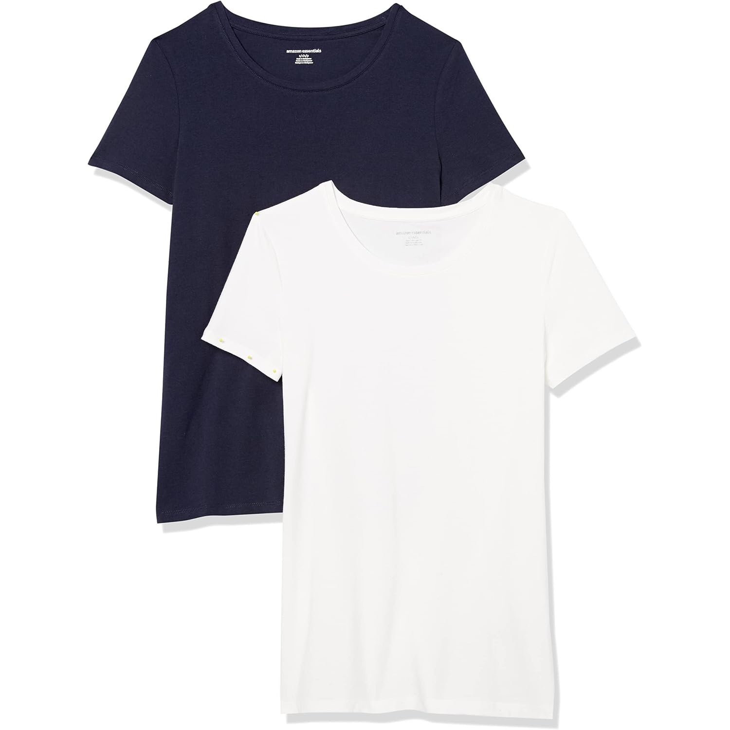 Amazon Essentials Women's Regular-Fit Short-Sleeve Crewneck T-Shirt, Multipacks