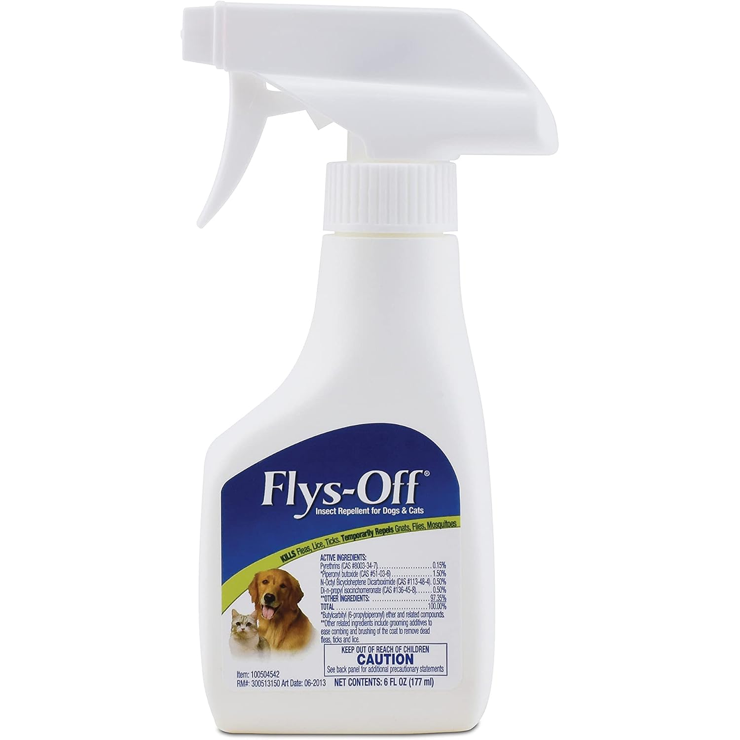 Farnam Flys-Off Insect Repellent For Dogs And Cats 6 Fluid Ounces