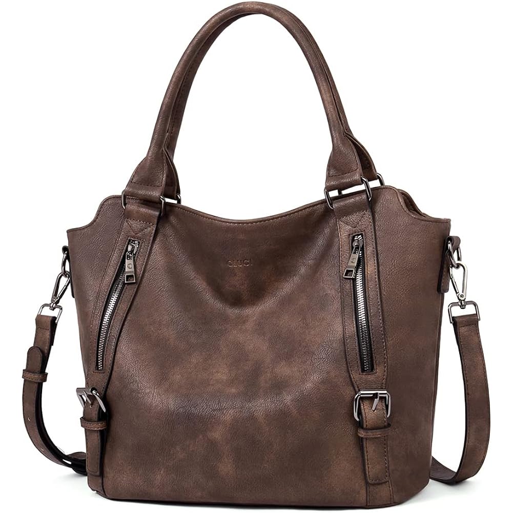 CLUCI Purses for Women, Large Hobo Bags, Multiple Pockets Tote Handbags, Water Repellent Shoulder Bag with Adjustable Strap
