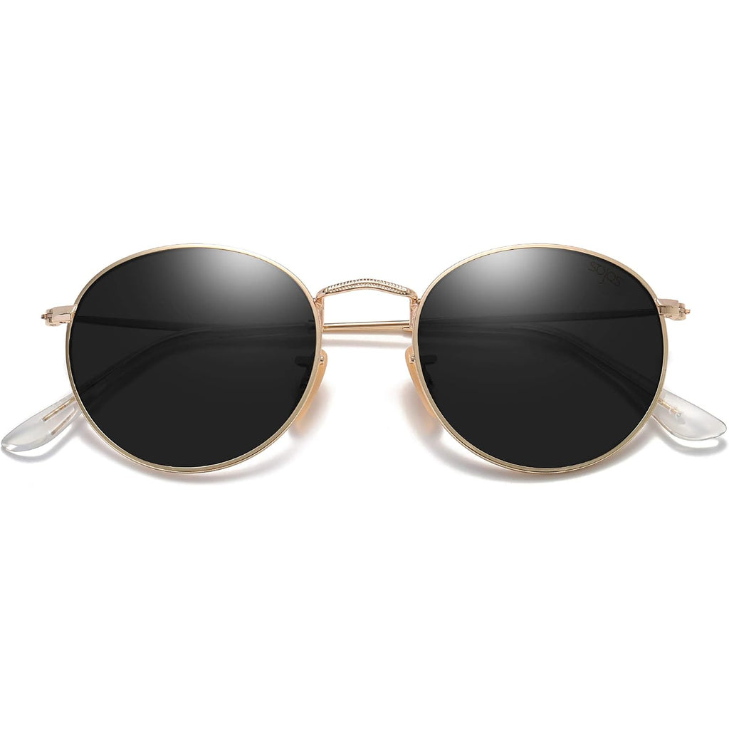 Sojos Small Round Polarized Sunglasses For Women Men Classic Vintage Retro Shades Uv400 Sj1014