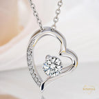 To My Daughter Necklace From Dad With Heartfelt Message, Daughter Birthday Present From Dad, Jewelry Gifts For Graduation for Her From Mom or Daddy, 14K Pendant