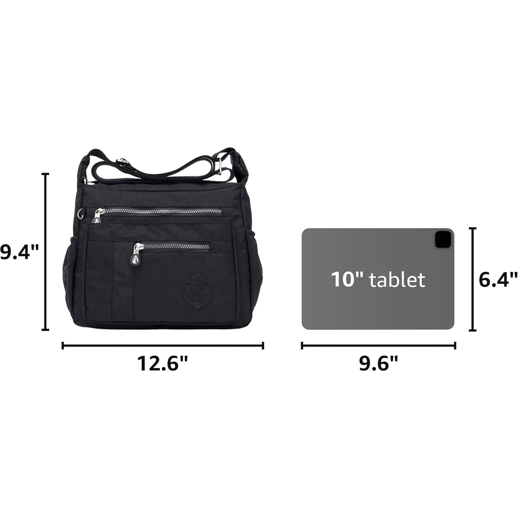 Mintegra Crossbody Bag For Women Nylon Waterproof Shoulder Purse Messenger Bag Lightweight Pocketbooks