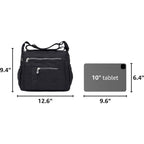 Mintegra Crossbody Bag For Women Nylon Waterproof Shoulder Purse Messenger Bag Lightweight Pocketbooks