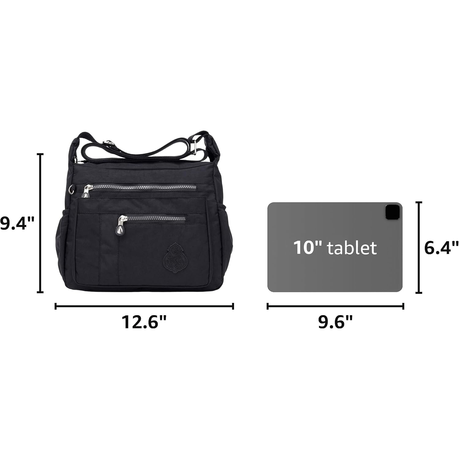 Mintegra Crossbody Bag For Women Nylon Waterproof Shoulder Purse Messenger Bag Lightweight Pocketbooks