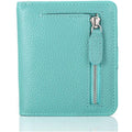 FUNTOR Small Wallets for Women, Ladies Small Compact Bifold Pocket RFID Blocking Genuine Leather Wallet for Women