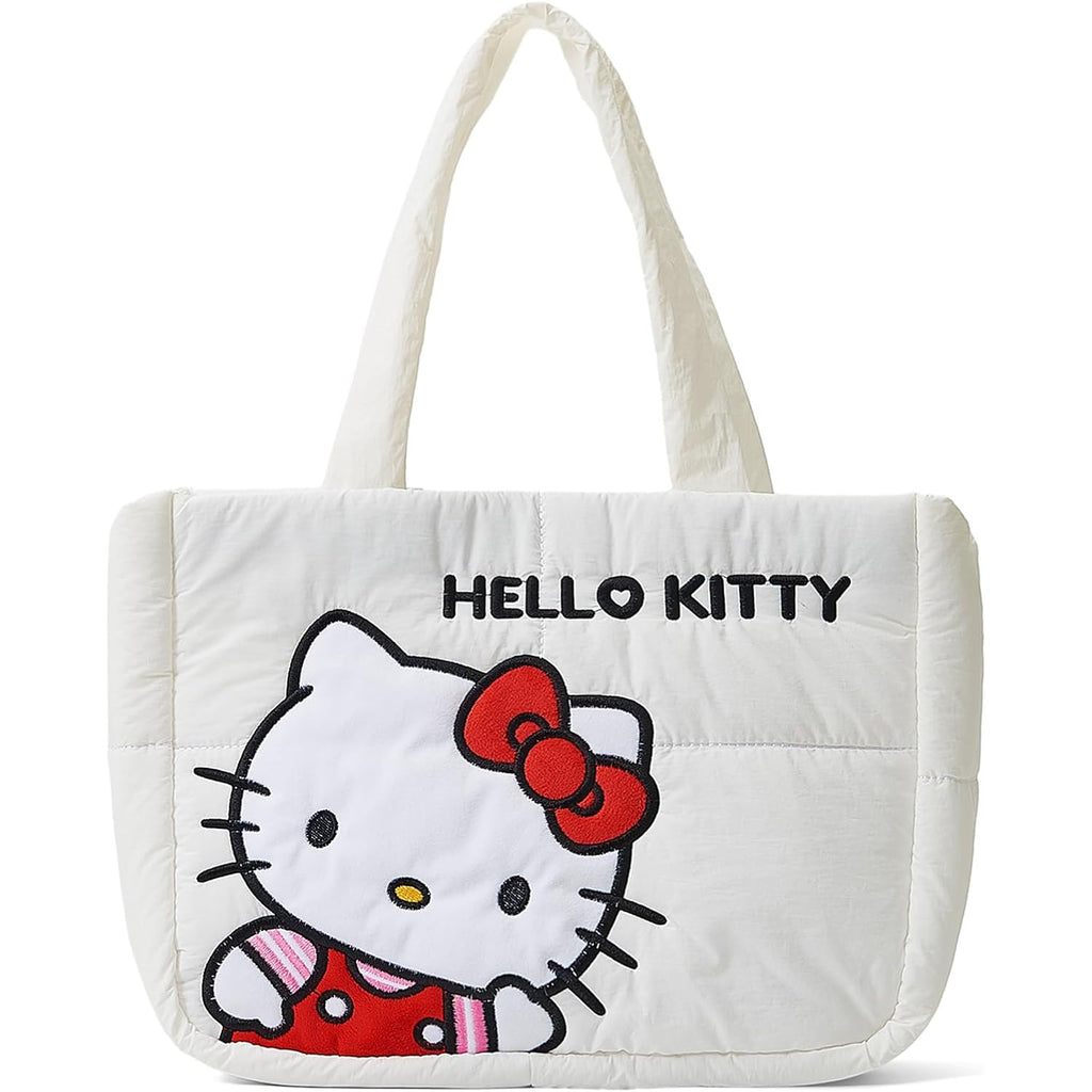 Puffer Tote Bag For Women, Cartoon Quilted Handbag, Lightweight Puffy Shoulder Bags Purse, For Work Travel Gym Shop
