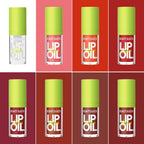 Beauty Glazed Big Brush Head Lip Oil, Ultra-Hydrating & Nourishing, Smooth Glossy Finish Lip Glow Oil, Shiny and Vegan Tinted Lip Gloss, Non-Sticky Formula (102# KISSY)