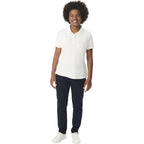 French Toast Women'S Juniors' Short Sleeve Stretch Pique Polo Shirt