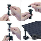 Hovico Solar Fountain - Panel Water Pump For Bird Bath Solar Panel Kit Outdoor Fountain For Outdoor Small Pond, Patio Garden And Fish Tank