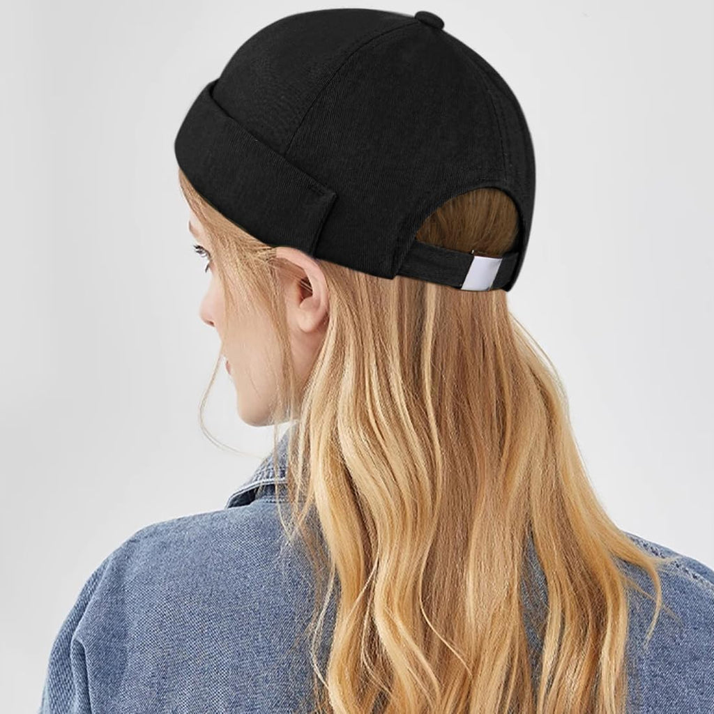 Dome Brimless Hats For Women Men Beanie Docker Cap Sailor Skull Cap