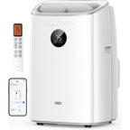 Dreo Portable Air Conditioner 318S, 8000 Btu Ashrae (5000 Btu Doe) Smart Ac Unit For Bedroom With Drainage-Free Cooling, Fan&Dehumidifier 3 In 1, App/Voice/Remote, Quiet Standing Ac For Room Indoors