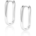 925 Sterling Silver Hoop Earrings for Women Trendy Small Square Hypoallergenic 14K Gold Plated Hoop Earrings Geometric Minimalist Rectangle Hoops Earrings