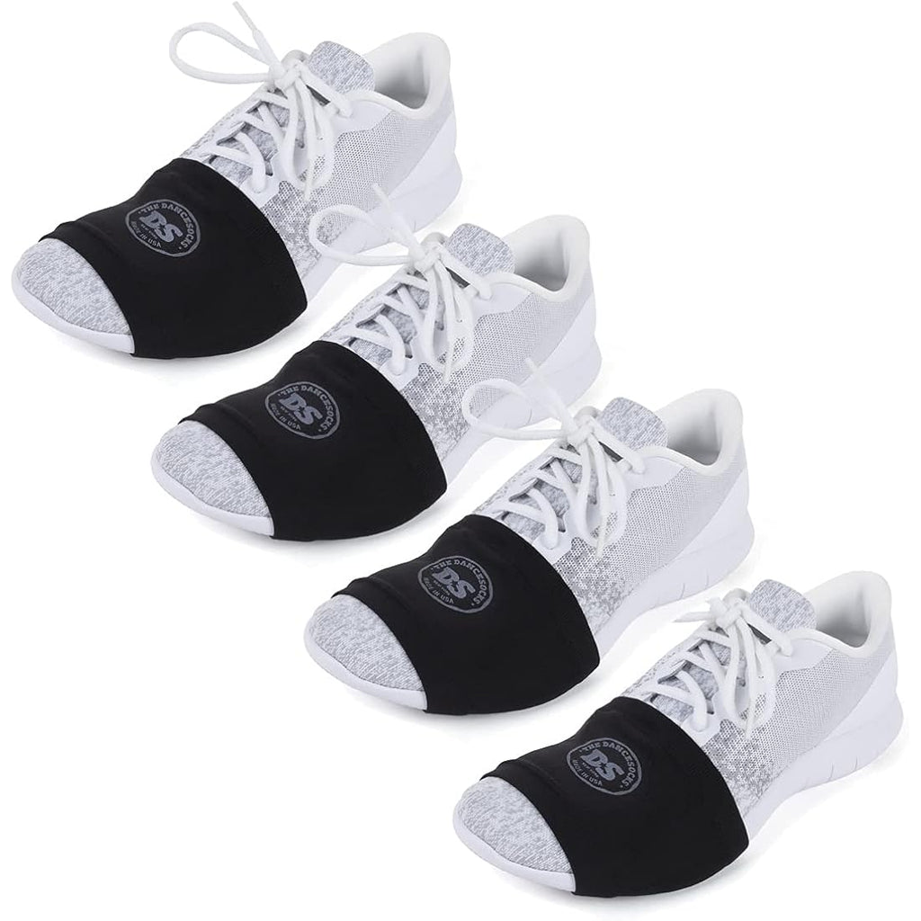The Dancesocks Made In Usa Original Over Sneaker Socks For Dance On Smooth Floors (4 Pair)