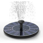 Solar Fountain Water Pump For Bird Bath, New Upgraded Mini Solar Powered Fountain Pump 1.5W Free Standing Solar Panel Kit Water Fountain For Garden, Pond, Pool, And Outdoor