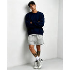 Men’S Baggy Sweat Shorts Above The Knee, Casual Gym Y2K Loose Fit Shorts With Drawstring Waist