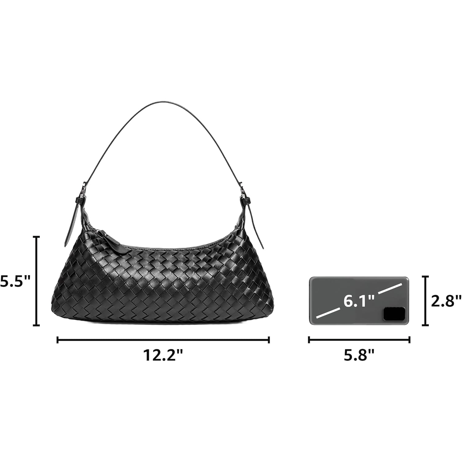 Handbags Shoulder Bags For Women Small Bags Women'S Woven Tote Bag Crossbody Handbag Travel Hand Bag Purse Hobo