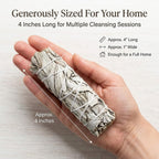(Pack Of 3)-New Age Smudges & Herbs -Premium California White Sage Incense 4 Inches Long. Home Cleansing Incense,Fragrance,Meditation,Smudging Rituals.California Smudge Sticks Rituals -4 Inch