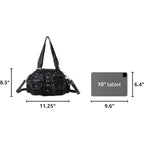 Angel Kiss Hobo Crossbody Purses For Women Shoulder Bag Multipocket Soft Hobo Purses Removable Strap Leather Handbags
