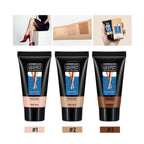 3 Colors Body Bronzers Waterproof No Transfer Flawless Looking Leg Makeup Light Leg And Body Scar Cover Up Makeup/Tattoo Cover Up (30Ml,02 Medium Golw）