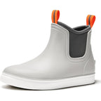 Women'S Deck Boots Waterproof Ankle Rain Boots Outdoor Fishing Garden Boots For Women Anti-Slip Lightweight Comfortable Work Shoes