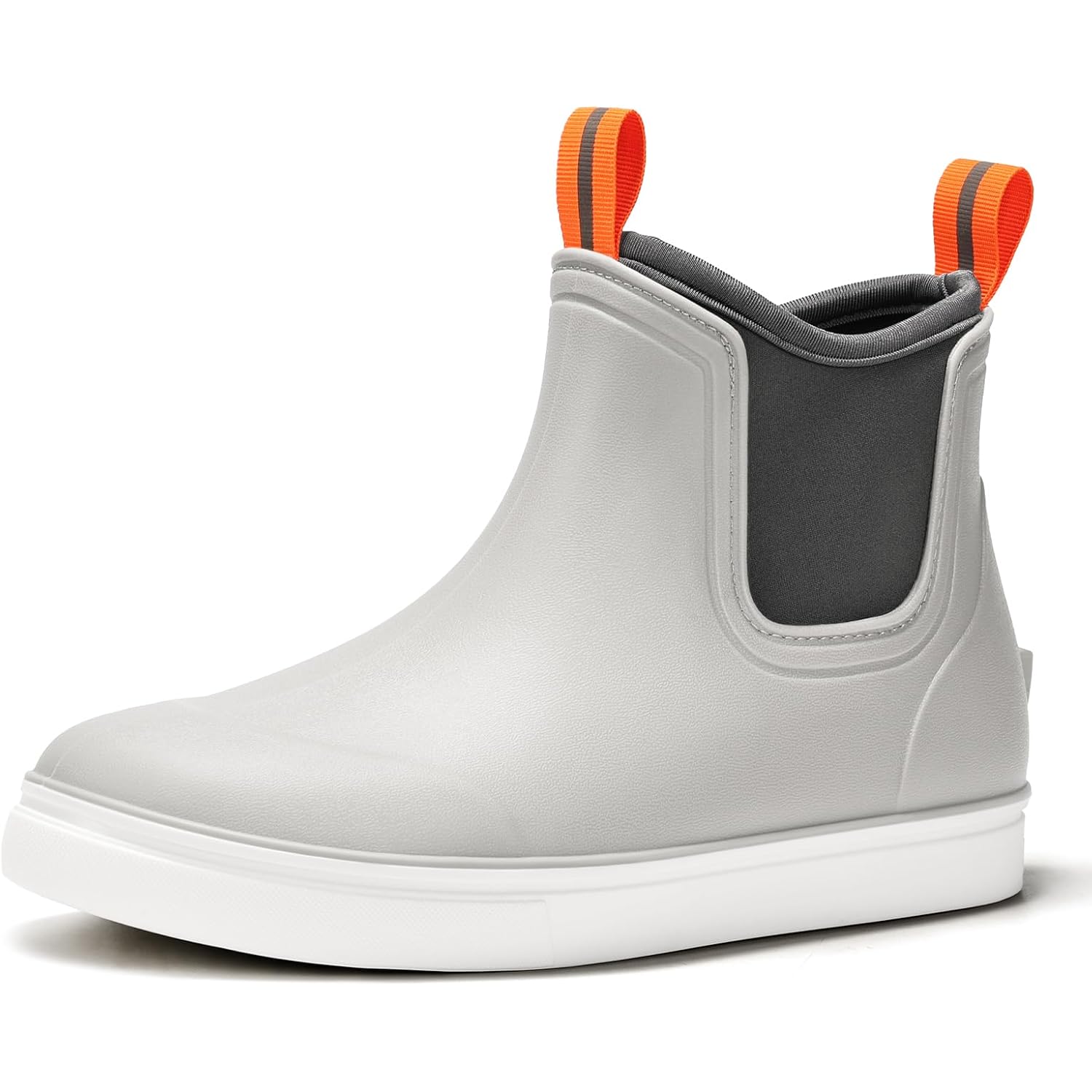 Women'S Deck Boots Waterproof Ankle Rain Boots Outdoor Fishing Garden Boots For Women Anti-Slip Lightweight Comfortable Work Shoes