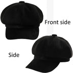 Women'S Newsboy Hat Vintage Beret Cap Fashion Baker Boy Hat Chic And Stylish Women'S Pageboy Hats