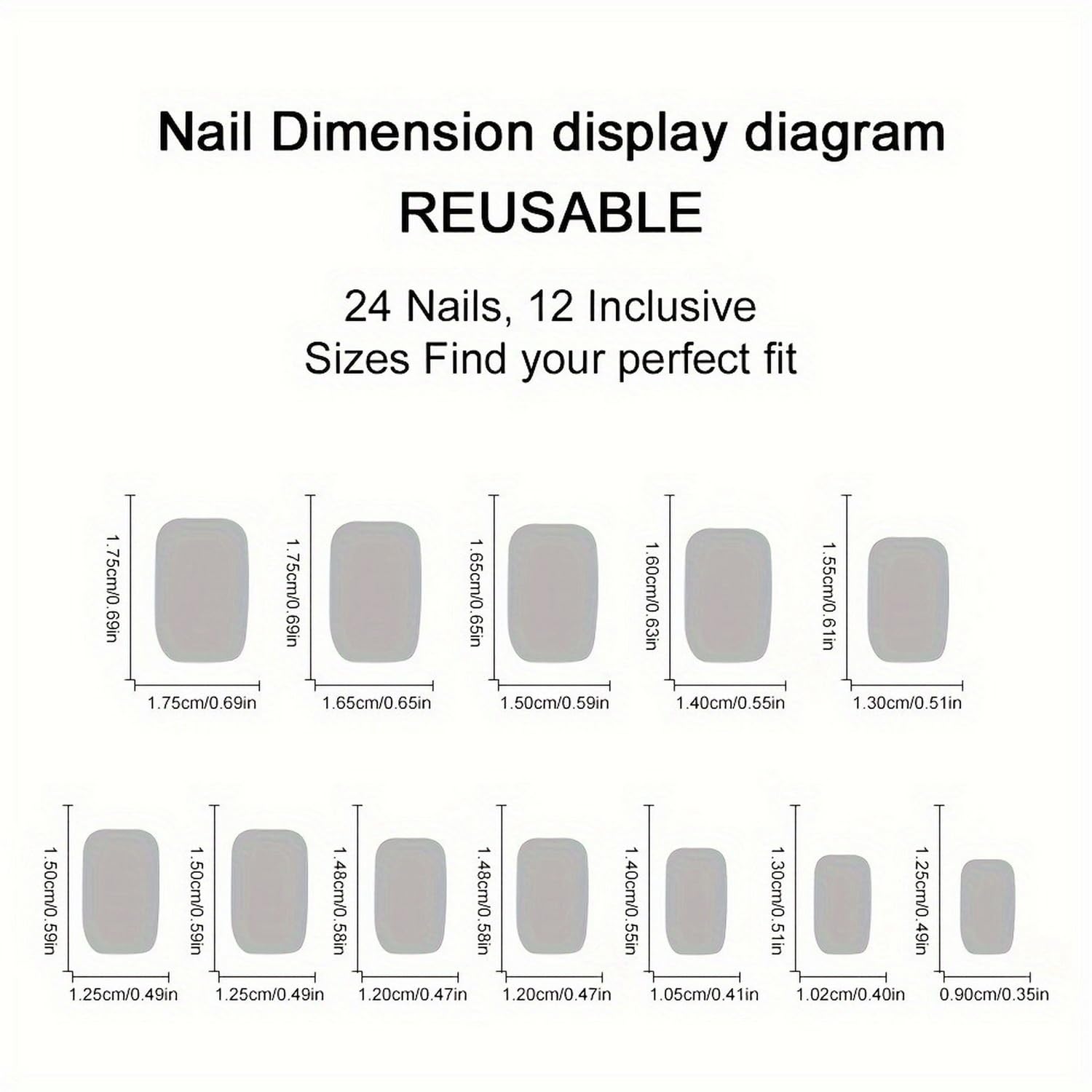 Rainbow Gradient Press on Nails Glossy Colorful Stick on Nail Full Cover Short Square Shape Fake Nails with White Dot Designs Acrylic False Nails for Women DIY Manicure Decorations 24 Pcs