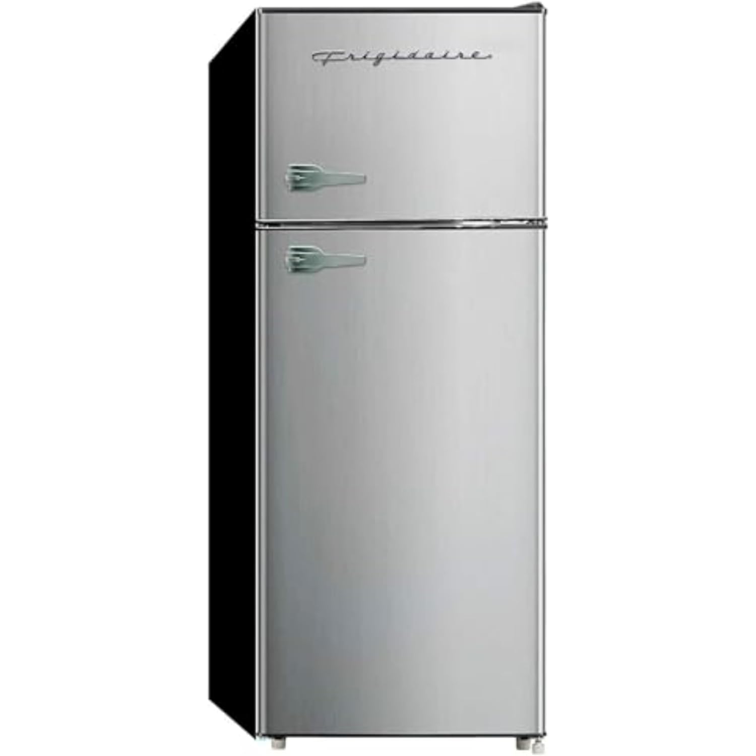 Frigidaire, 2 Door Apartment Size Refrigerator/Freezer Combo, 7.5 Cu Ft, Platinum Series, Stainless, 23" D X 21.5" W X 55.5" H