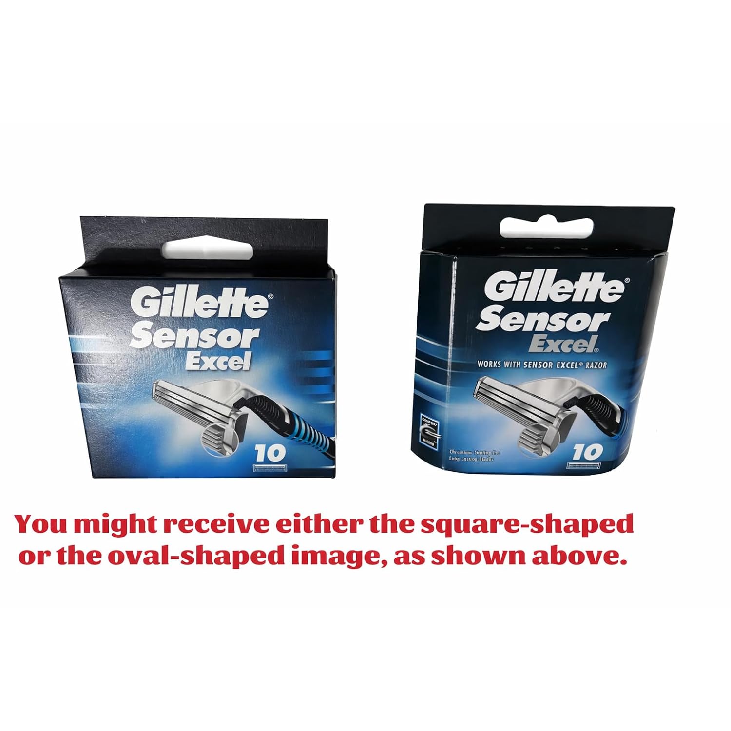Gillette Sensor Excel Cartridges - 10 ct, Pack of 2