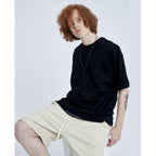 Mens Oversized T-Shirts Fashion Loose Fit Crewneck Tshirt Streetwear Heavyweight Short Sleeve Gym Workout Tops