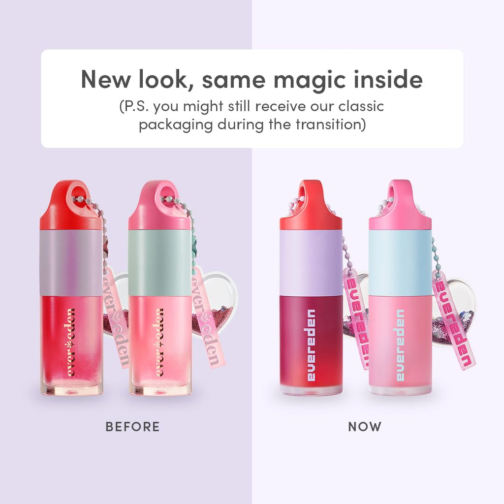 Evereden Kids Tinted Non Toxic Lip Gloss Kit: Ruby Red & Sakura Pink - Non Toxic Makeup Kit for Girls - Vegan Makeup for Kids - Hydrating Lip Gloss with Sunflower, Avocado & Grapeseed Oils