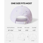 Jeasona UPF 50+ UV Protection Running Hat for Women, Lightweight Quick Dry Packable Sun Protection Baseball Cap Purple