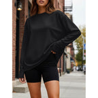 Trendy Queen Womens Oversized Long Sleeve Shirts Fall Tops 2026 Basic Tee Casual Workout Y2K Clothes