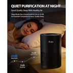 Freaire Air Purifiers For Bedroom Up To 1086 Ft², Air Purifiers For Home With Lights, Hepa Air Purifier Removes Dust Smoke Pollen Dander Smell, For Home/Pets/Bedroom