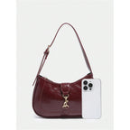 Women'S Retro Vintage Zipper Shoulder Bag Adjustable Strap Elegant Underarm Purse Handbags