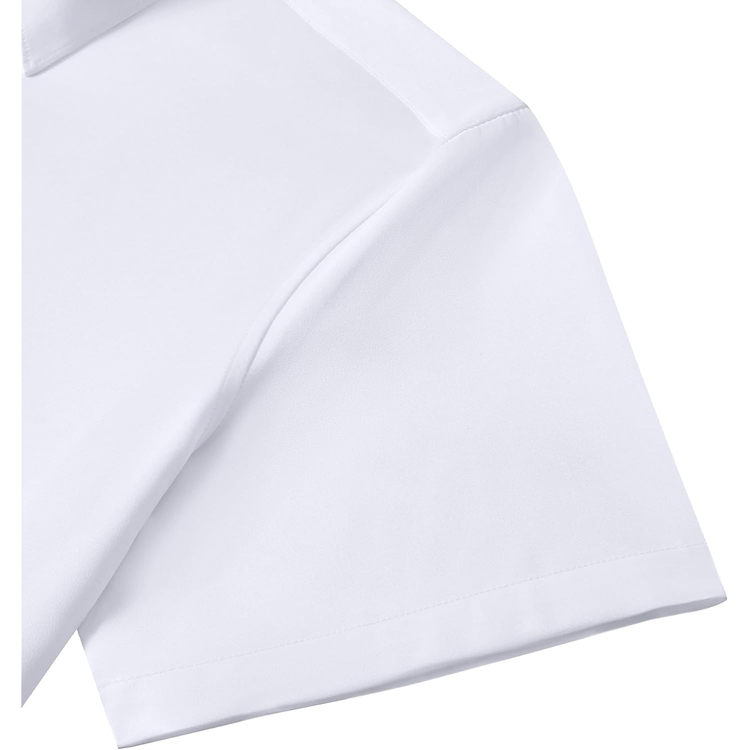 Men'S Short Sleeve Dress Shirts Stain Shield Stretch Button Down Shirt Business Casual Formal Wedding Office Tops