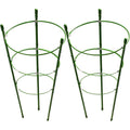Leobro Tomato Cage, 2 Pcs Small Plant Support Cage Rust Resistant Garden Ring Stake Plant Support For Tomato, Trellis, Climbing Plant, Flower, Plant Cages For Small Plants,17.7" H