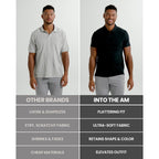 Into The Am Polo Shirts For Men - Soft Cotton Slim Fit Short Sleeve Collared Shirt Men S - 4Xl Fitted Polos