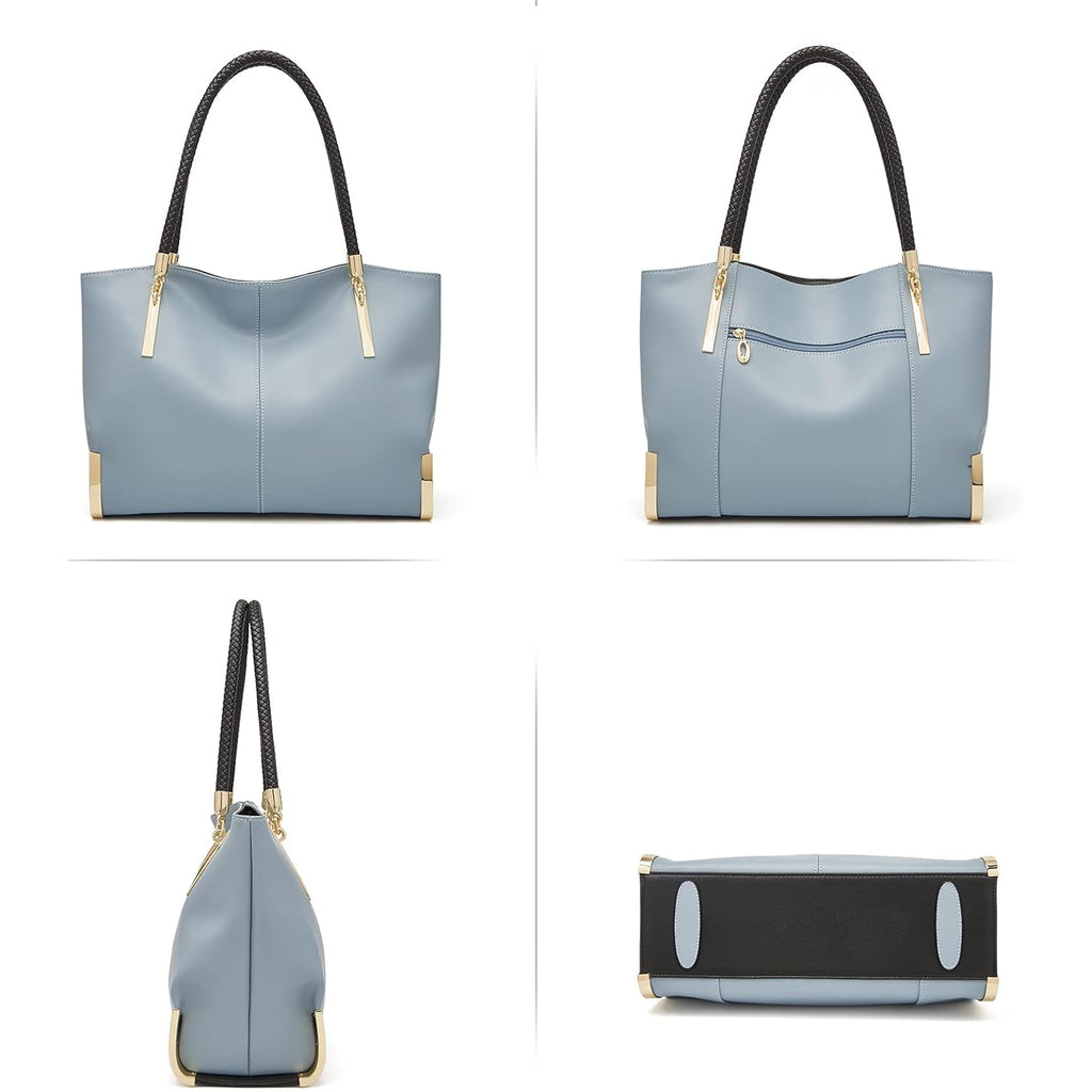 FOXLOVER Large Capacity Tote Handbags for Women, Women's Top-handle Bags Fashion Shoulder Bags Purses Minimalist design