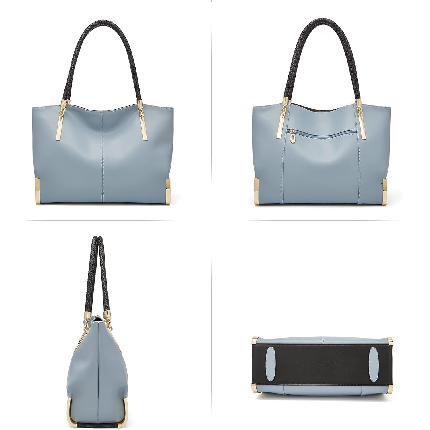 FOXLOVER Large Capacity Tote Handbags for Women, Women's Top-handle Bags Fashion Shoulder Bags Purses Minimalist design