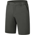 Rdruko Men'S Stretch Golf Shorts 9" Quick Dry Lightweight Elastic Waist Waistband Flat Front Dress Shorts With 5 Pockets